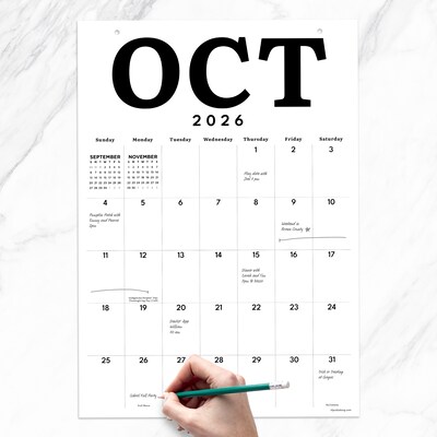 2026-2027 TF Publishing Art 17" x 12" Academic Monthly Desk Pad Calendar (AY27-8512)
