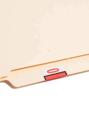 Smead BCCRN Color Coded Numeric Labels - 0-9, 1.25 x 1, Assorted Colors, 500/Roll (67380)