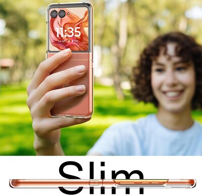 SaharaCase Venture Phone Case for Motorola Razr, Shock Absorbing, Clear (CP00621)