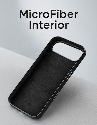 SaharaCase Indy MagSafe Phone Case for iPhone 17 Air, Shock Absorbing, Black (CP01077)