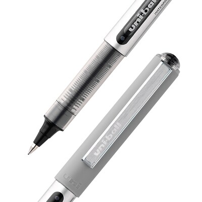 uni-ball Vision Rollerball Pens, Fine Point, 0.7mm, Black Ink, 36/Pack (1921066)