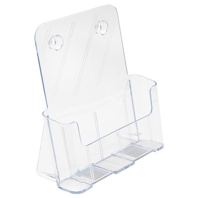 Deflecto Magazine Size Literature Holder, 8.27 x 11.69, Clear Plastic (77001)