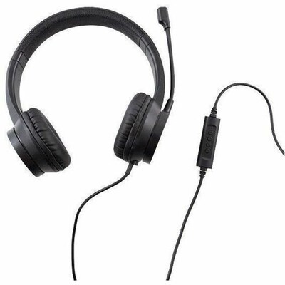 CODi Stereo On-Ear Wired Headset, USB-A, Black (A04509)