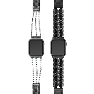 LAX Metallic Chains Band for Apple Watch, Gray