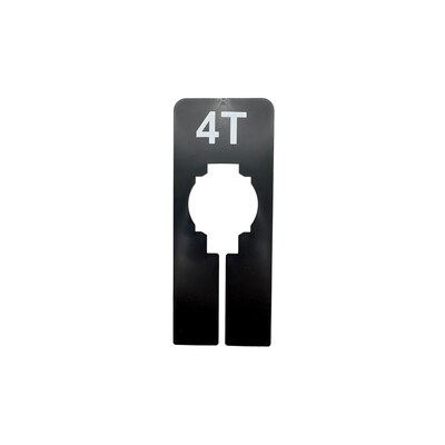 Nahanco 4T Plastic Divider Black (QSDBTK-4T-1)