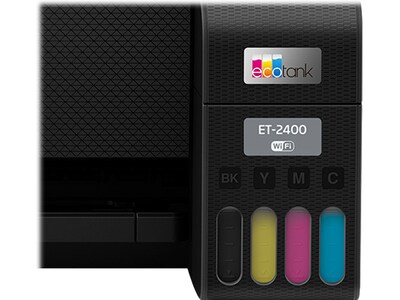 Epson EcoTank ET-2400 Wireless Color Inkjet Printer, All-In-One Supertank, Print, Scan, Copy (9592581)