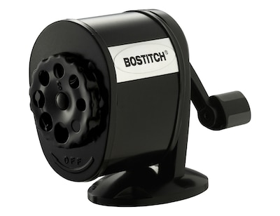 Bostitch Manual Pencil Sharpener, Black (MPS1-BLK)