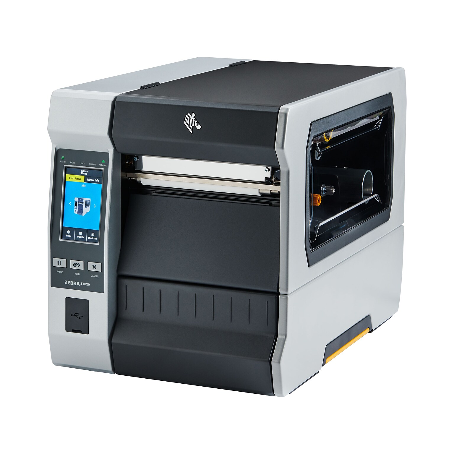 Zebra ZT620 Desktop Thermal Industrial Printer, Gray (ZT62063-T210100Z)