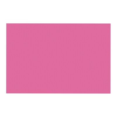 Prang 12" x 18" Construction Paper, Hot Pink, 50 Sheets/Pack (P9107-0001)