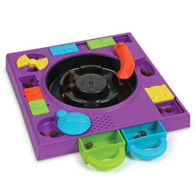 Brightkins DJ Doggo Puzzle Feeder, Multicolored, 4 Pieces (LER9383)