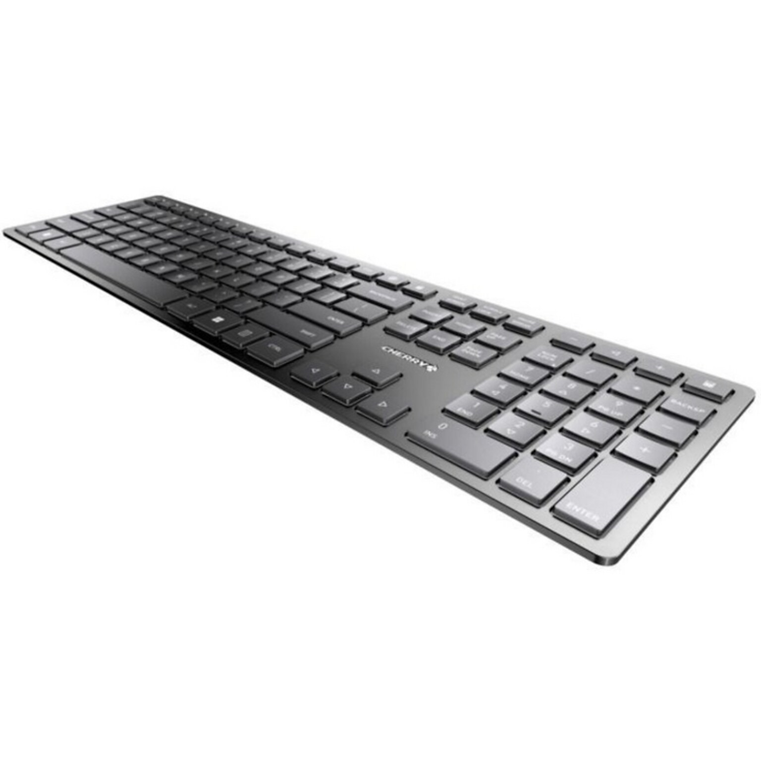 CHERRY KW 9100 Slim Wireless Keyboard, Silver (JK-9100US-2)