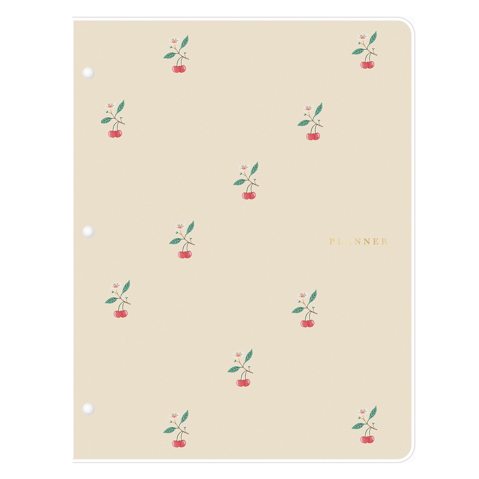Blue Sky Bespoke Cherries 11 x 8.5  Perpetual Calendar, Blush (155605)