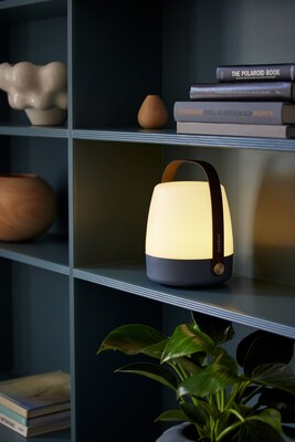 Kooduu Lite Up Play Mini 11.75 LED Speaker Lamp with USB Port, Ocean (1202-07)