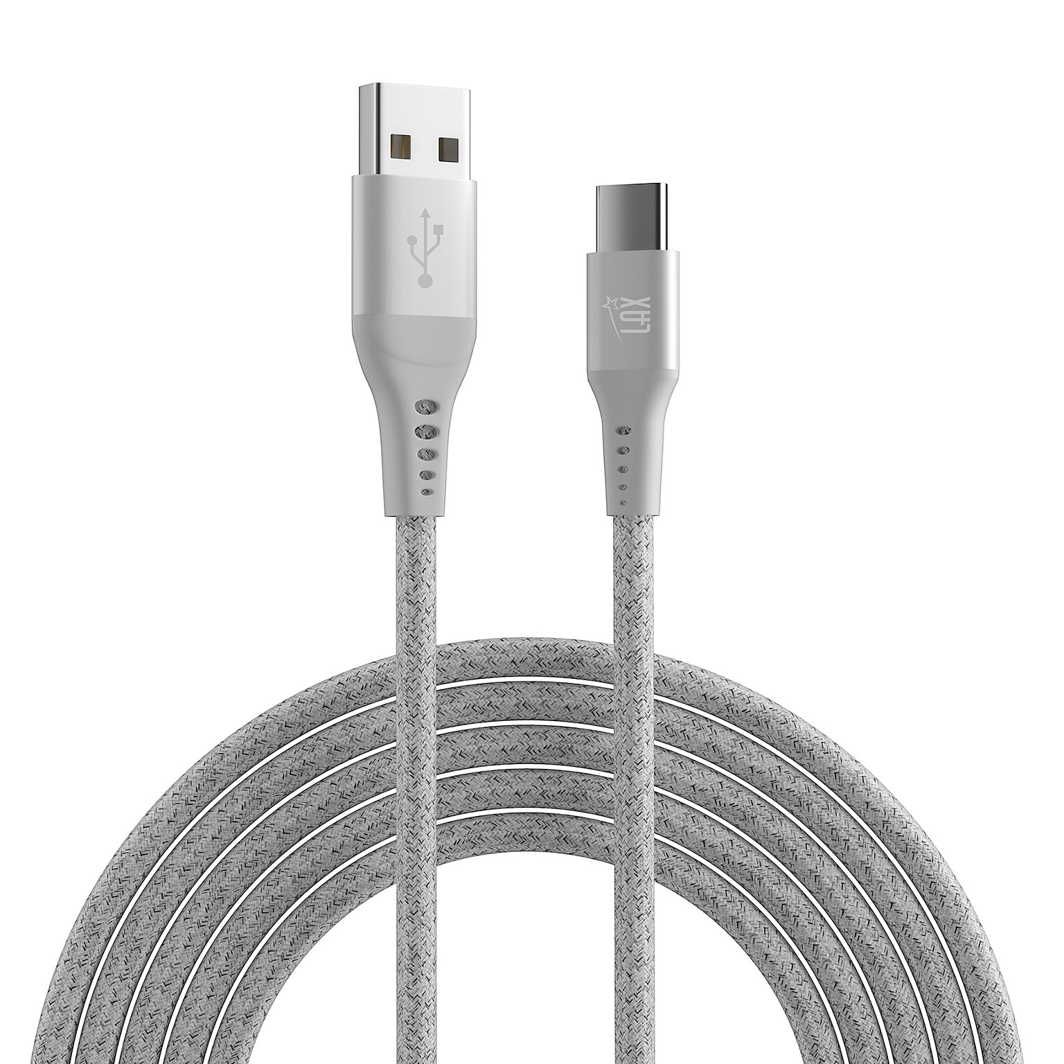 LAX Lace USB-C Cable, 10, White (LUSBC10W)