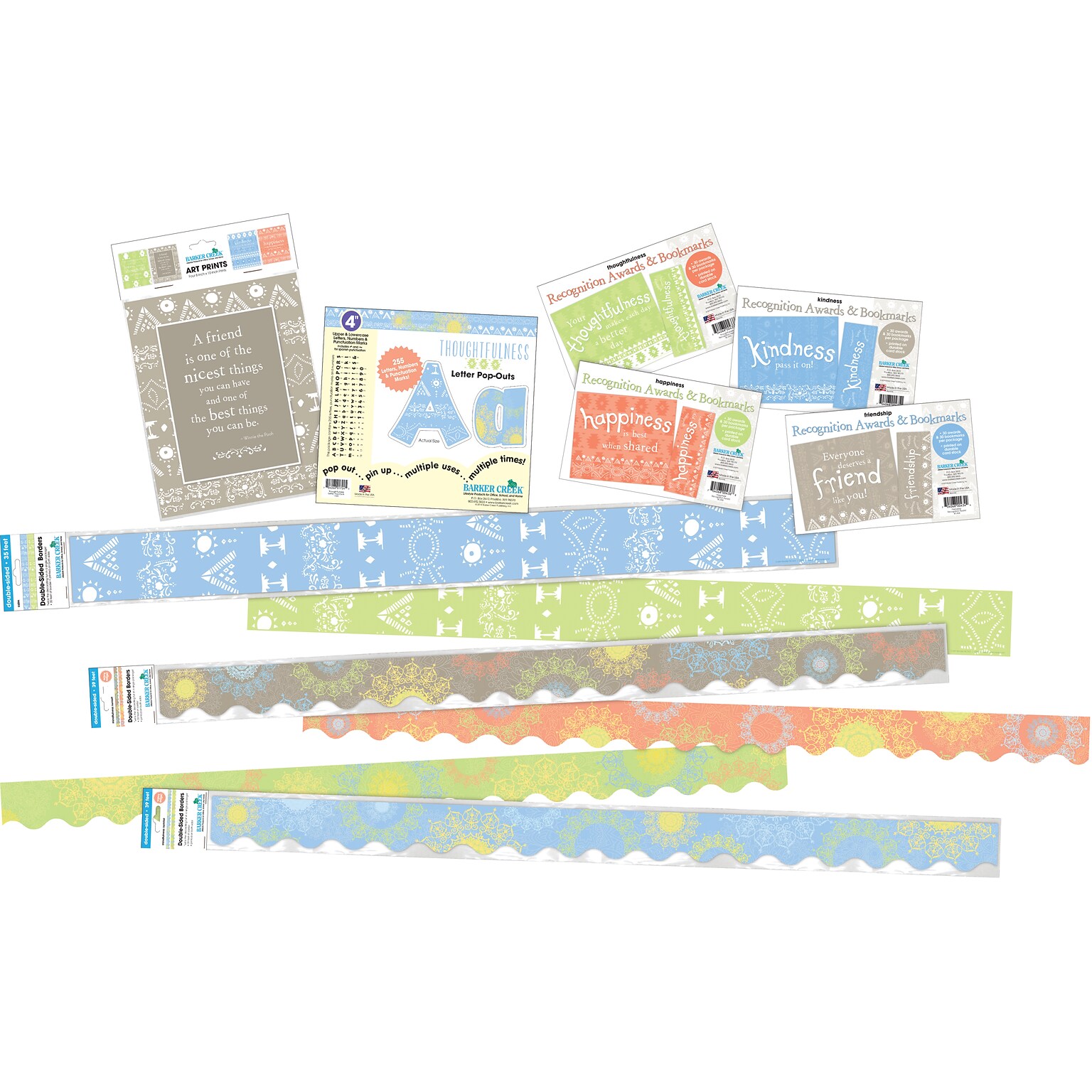 Barker Creek Thoughtfulness Bulletin Board Set, 429/Set (3998)