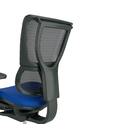 Union & Scale FlexFit™ Ergonomic Mesh Swivel Task Chair, Blue/Black (UN59413)