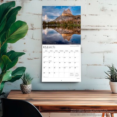 2026 BrownTrout Yosemite 12" x 12" Monthly Wall Calendar (9798330706471)