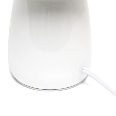 Simple Designs Table Lamp, Off White (LT1134-OFF)