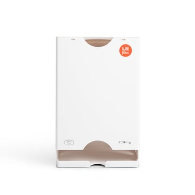 Aunt Flow Sanitary Pad and Tampon Mini Dispenser, Surface Mounted, 5.7 x 4.2 x 7.2, White ABS Resin (DISP-MINI-1)