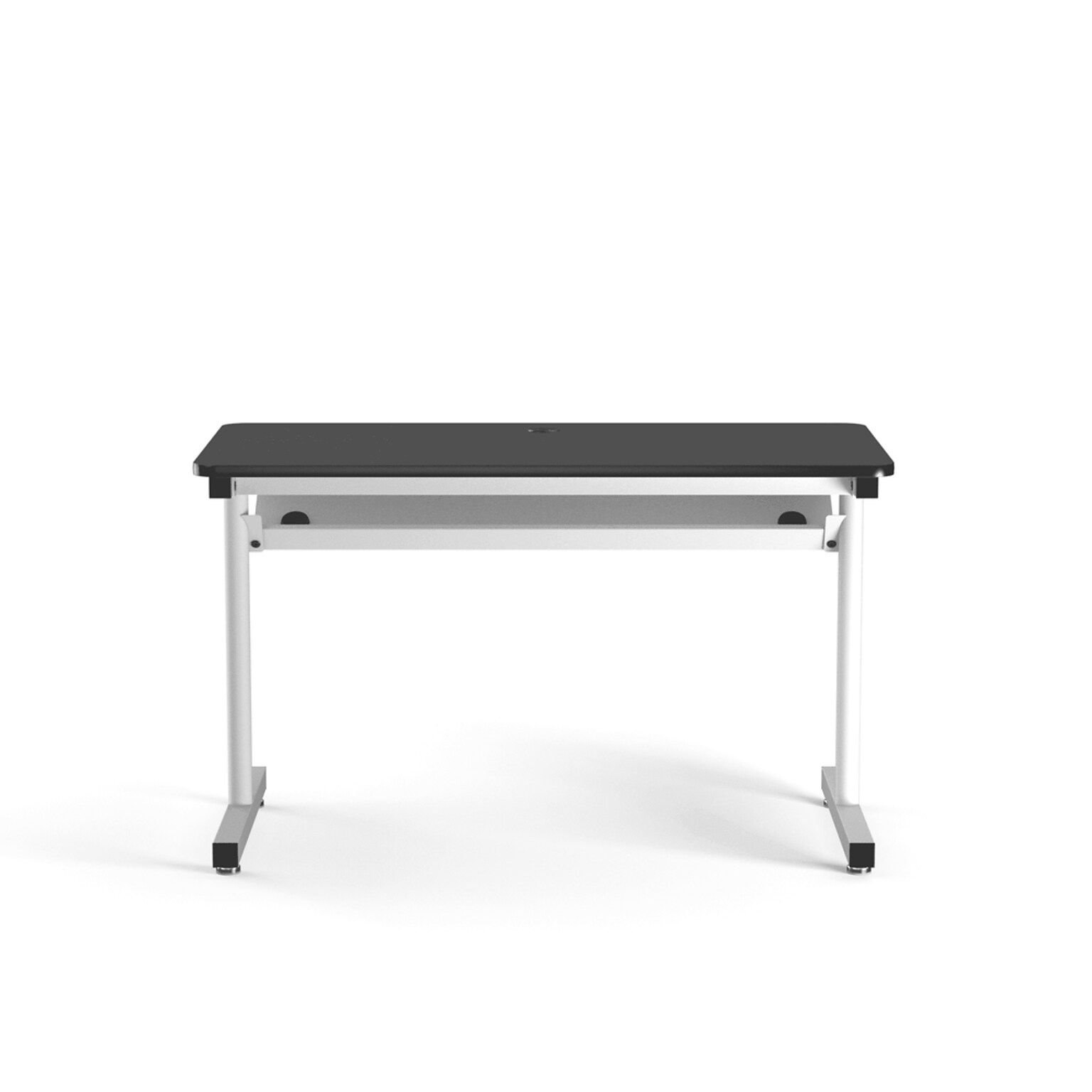 VersaDesk 48W Basic Computer Table, Black/White (BCT4824-WB)