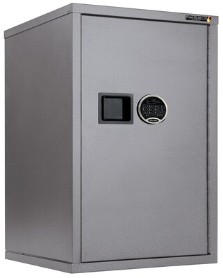 FireKing FireShield Storage Cabinet, Fire Resistant, Single Door w/ Electronic Lock, Silver (HSC-342