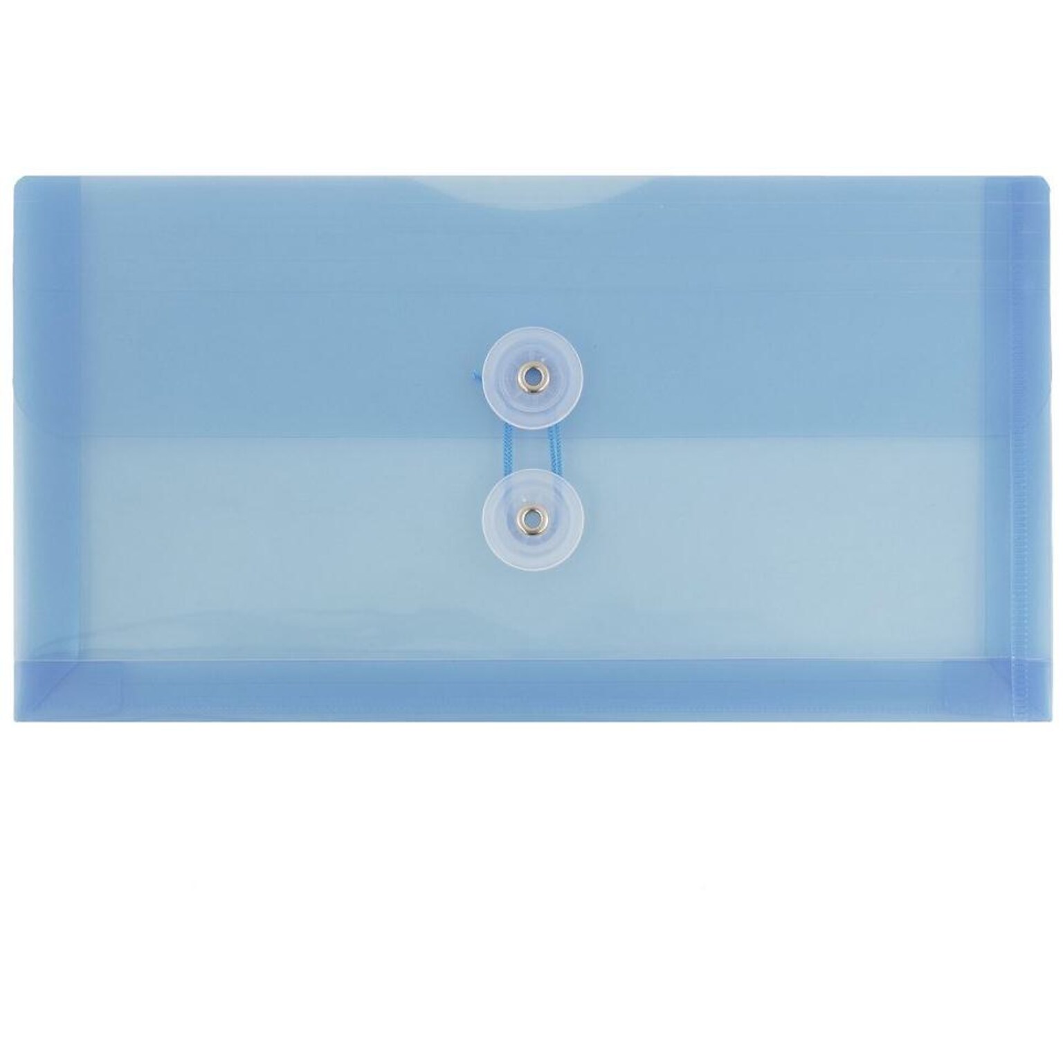 JAM Paper Premium Expanding Wallet with Button & String Closure, Other, Blue, 3/Pack (921B1bux3)