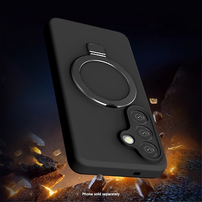 SaharaCase Venture Series MagSafe Compatible Phone Case for Samsung Galaxy S26+, Black (CP01128)