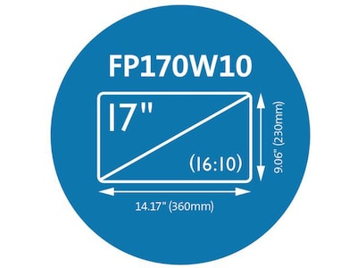 Kensington Anti-Glare Reversible Privacy Screen for 17" Widescreen Laptop, 16:10 (K52106WW)