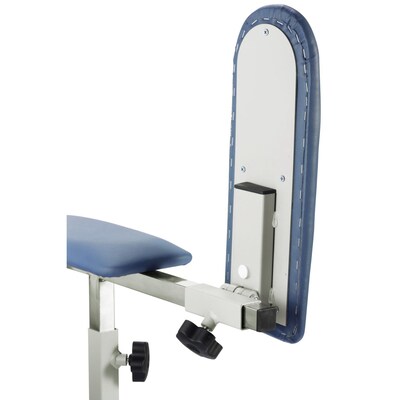 Viva Comfort Extra Wide Adjustable Bariatric Phlebotomy Blood Drawing Chair, 500 lbs. Capacity, Blue (ADI997-01-BLU-HD-MK)