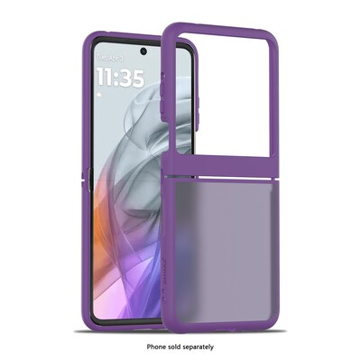 SaharaCase Venture Series Phone Case for Motorola Razr, Shock Absorbing, Purple Orchid (CP00844)