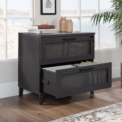 Sauder Tiffin Line Commercial 2-Drawer Lateral File Cabinet, Letter/Legal Size, Lockable, 31W x 20