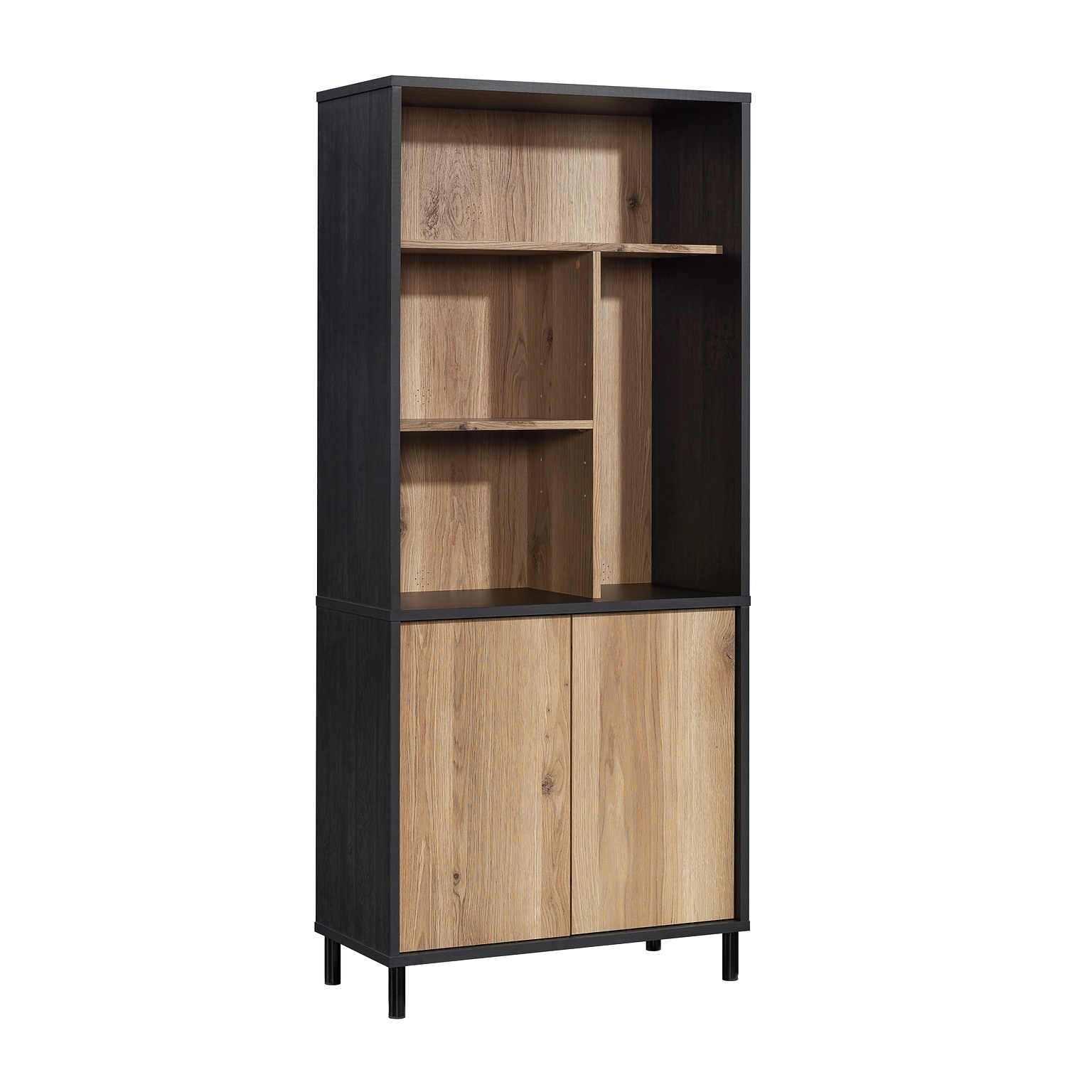 Sauder Acadia Way 69H 5-Shelf Bookcase, Raven Oak (430754)