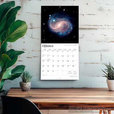2026 BrownTrout Hubble Space Telescope 12" x 12" Monthly Wall Calendar (9798330703784)