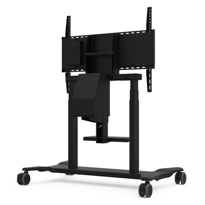 ViewSonic Adjustable Motorized Trolley Cart, 55" - 86", Black (VB-STND-007)