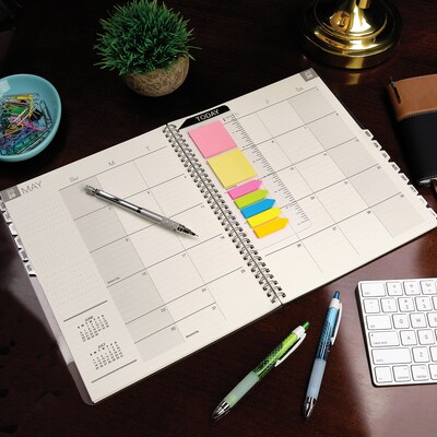 2026 Global Printed Products 5-Cover 8.5" x 11" Calendar Year Monthly Standard Planner, Paperboard Cover (NRY26-8511M-F)