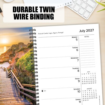 2027 Willow Creek Destinations 6.5" x 8.5" Weekly & Monthly Desk Calendar (64382)