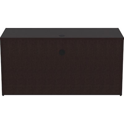 Lorell Essentials Series 60" W Credenza Shell, Espresso (LLR18213)