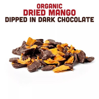 Mavuno Harvest Organic Dried Mango Dipped in Dark Chocolate Fruit Snacks, 3 oz., 6 Bags/Pack (MAHW-CMN36PK)