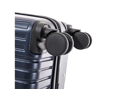 InUSA Drip 20" Hardside Carry-On Suitcase, 4-Wheeled Spinner, TSA Checkpoint Friendly, Blue (IUDRI00S-BLU)