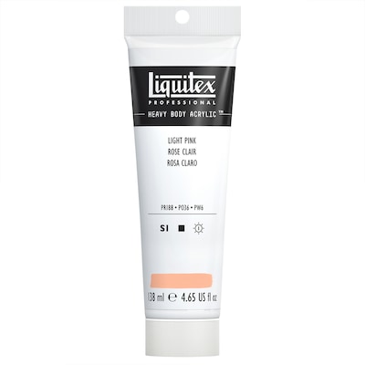 Liquitex Professional Heavy Body Acrylic Paint Tube, Light Pink, 138 mL (LIQ4417810)