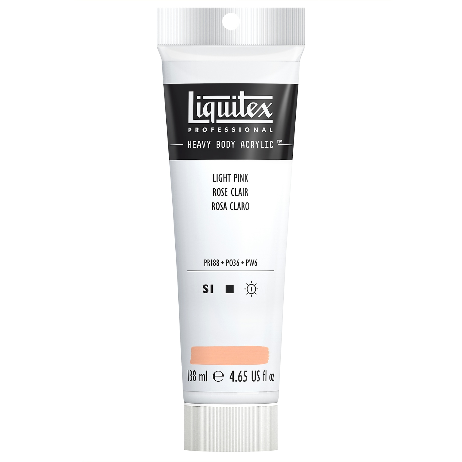 Liquitex Professional Heavy Body Acrylic Paint Tube, Light Pink, 138 mL (LIQ4417810)