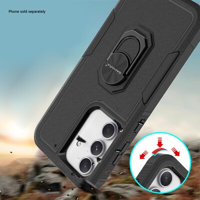 SaharaCase Raider Phone Case for Galaxy A36 5G, Shock Absorbing, Scorpion Black (CP00730)