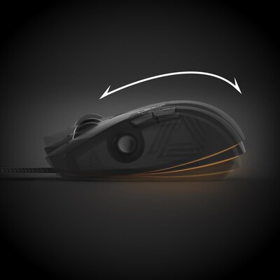 Lexip PU94 Laser USB Gaming Mouse, Black (JVAPCM00430)