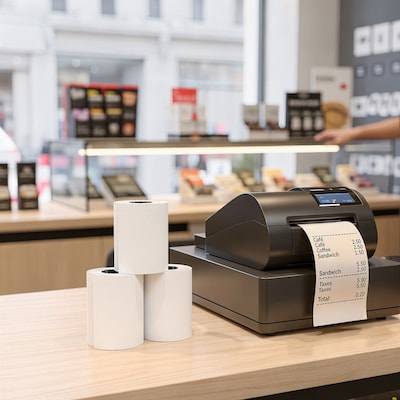 Staples Thermal Paper Rolls, 2 1/4 x 85, 9/Pack (18231/21266)