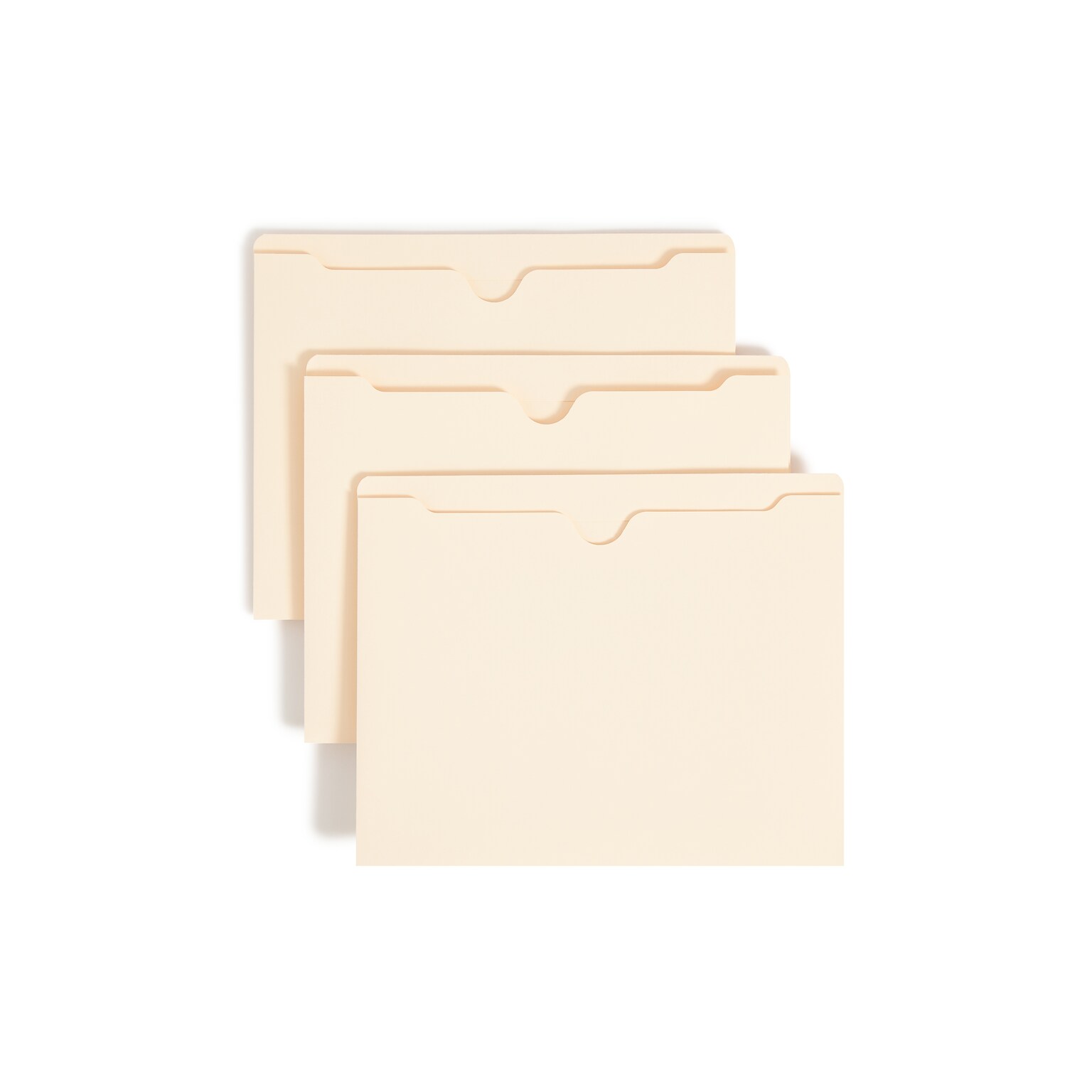 Smead Recycled Reinforced File Jacket, 2 Expansion, Letter Size, Manila, 50/Box (75560)