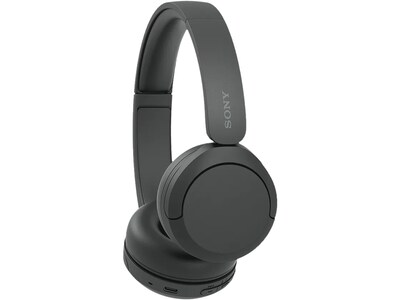 Sony Wireless On-Ear Headphones, Bluetooth, Black (WHCH520/B)