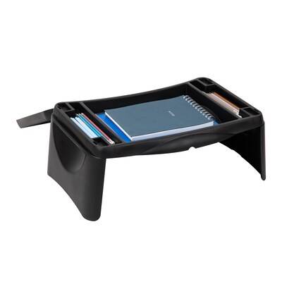 Mind Reader Plastic Adjustable 8-Position Lap Top Desk, Black