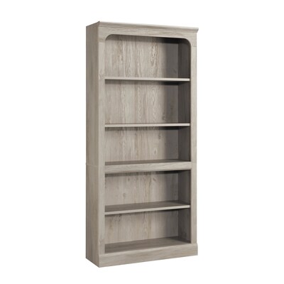 Sauder Select 73H 5-Shelf Bookcase, Chalked Chestnut (443674)