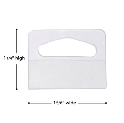 Nahanco Wide Pressure Sensitive Package Hanger, 500/Carton (PS2)