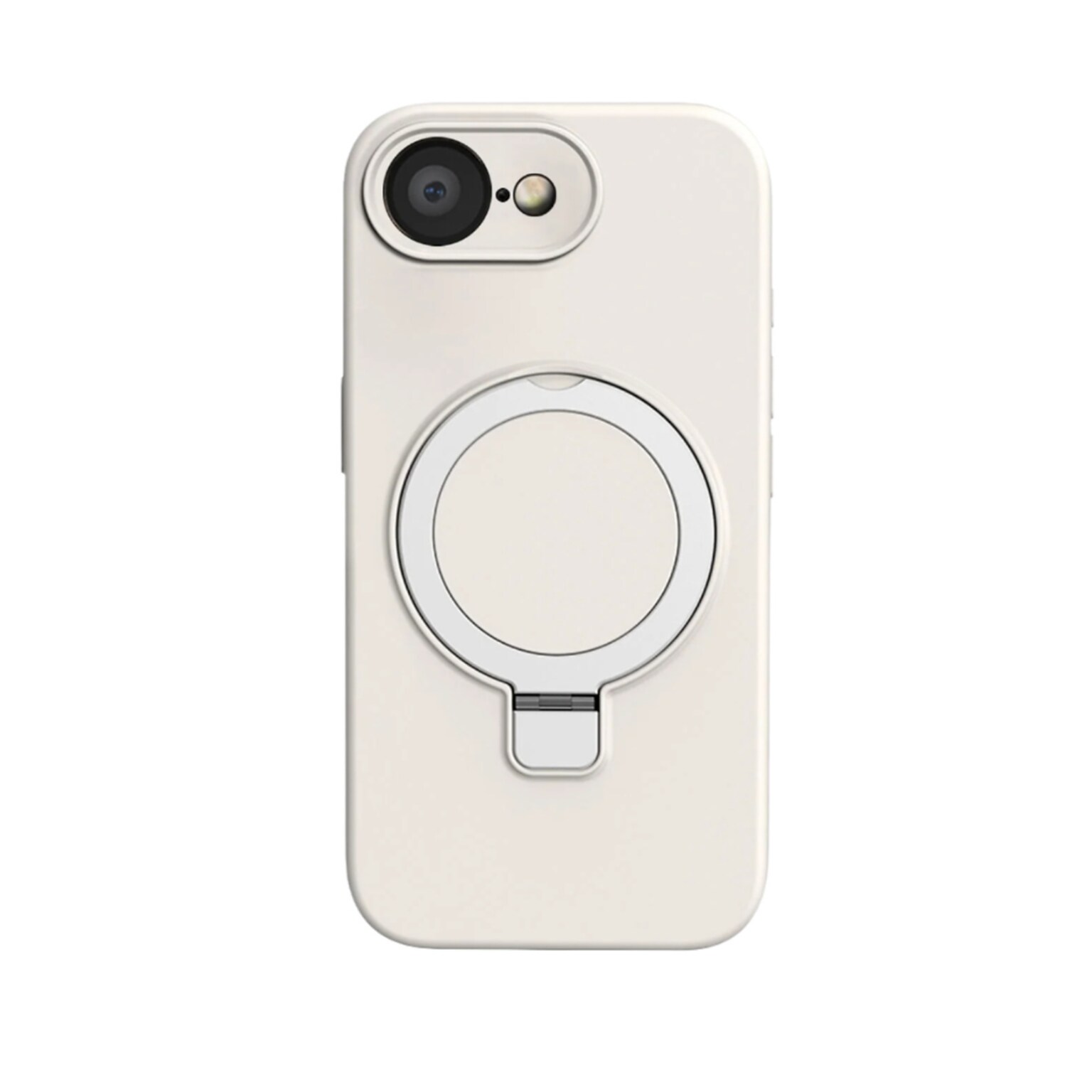 SaharaCase Venture Series Silicone Phone Case for iPhone 16e, Shock Absorbing, Fossil White (CP00815)